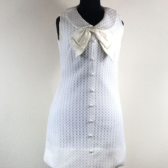 Vintage Handmade Women Dress Size M Not Tag Size - Picture 2 of 11